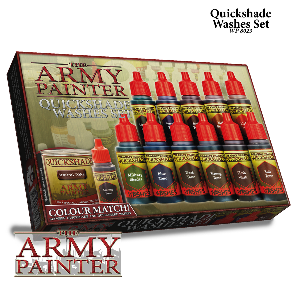 The Army Painter Quickshade Washes Set 2.0 - Pastime Sports & Games