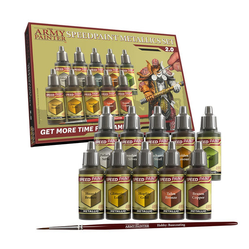 The Army Painter Speedpaint Metallics Paint Set 2.0 - Pastime Sports & Games