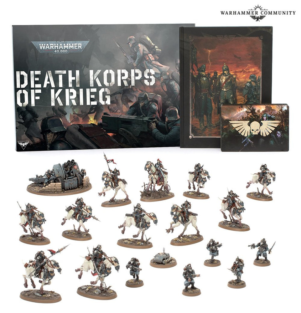 Warhammer 40,000 Astra Militarum Death Korps Of Krieg Army Set (47-44) - Pastime Sports & Games