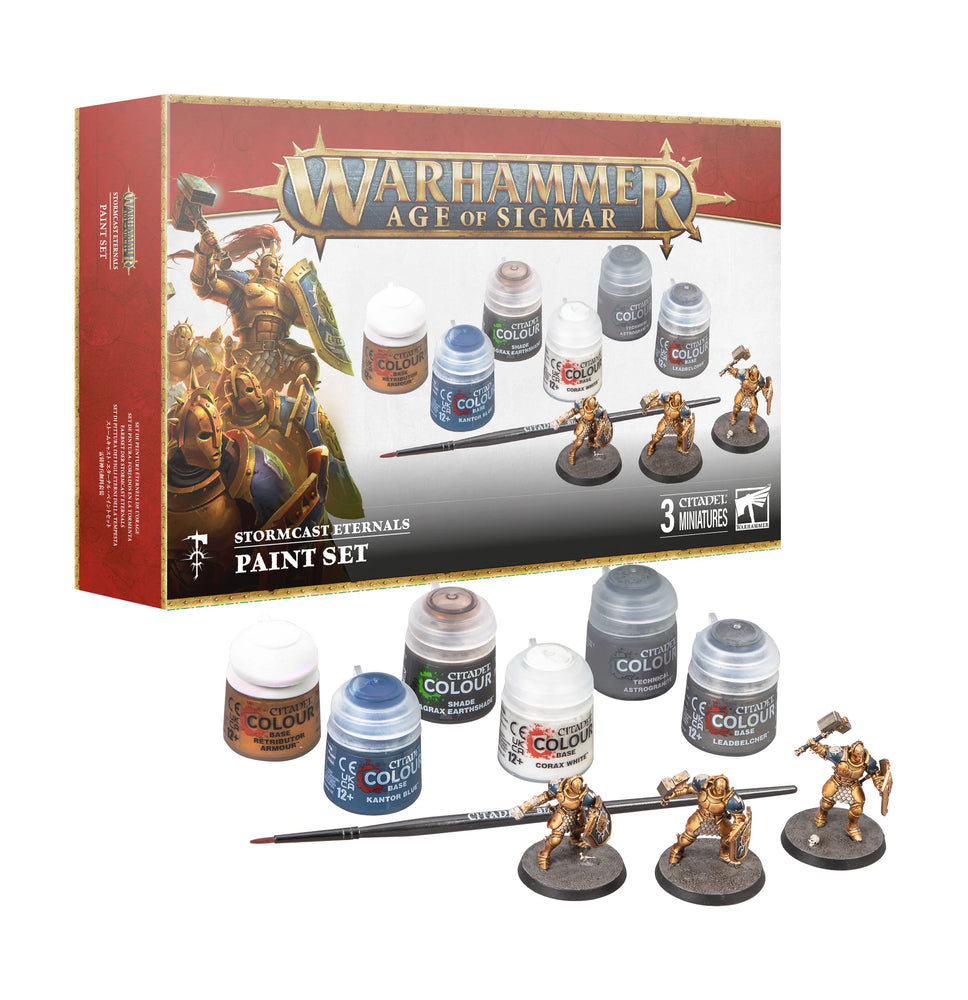 Warhammer Age Of Sigmar Stormcast + Paint Set (60-10)