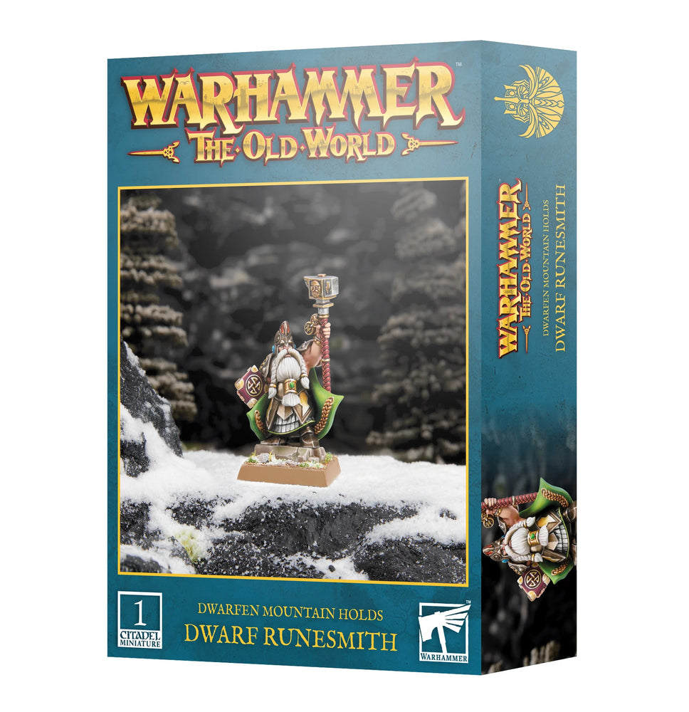 Warhammer The Old World Dwarfen Mountain Dwarf Runesmith (10-06) - Pastime Sports & Games