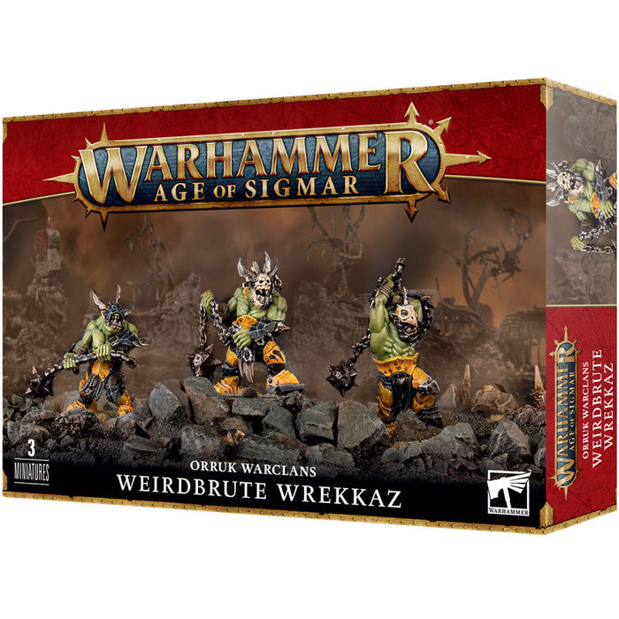 Warhammer Age Of Sigmar Orruk Warclans Weirdbrute Wrekkaz (89-82) - Pastime Sports & Games
