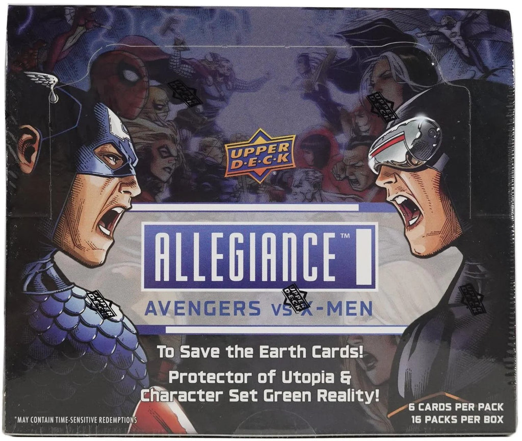 2022 Upper Deck Allegiance Avengers Vs X-Men Hobby Box / Case - Pastime Sports & Games