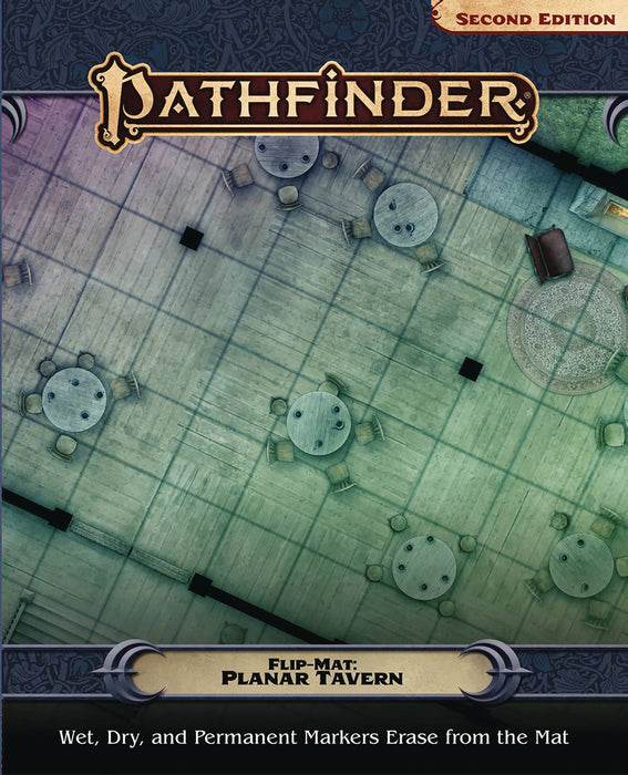 Pathfinder Flip-Mat Classics Keep – Mappa Pieghevole Per Giochi Di Ruolo, Fortezza Con Interni, Doppio Lato, 61x76 Cm