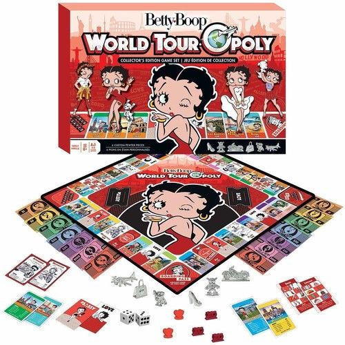 Betty Boop World Tour-opoly - Pastime Sports & Games