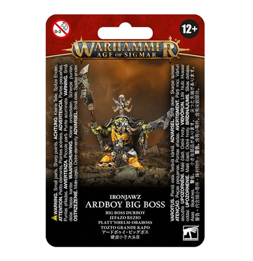 Warhammer Age Of Sigmar Orruk Warclans Ardboy Big Boss (89-57) - Pastime Sports & Games