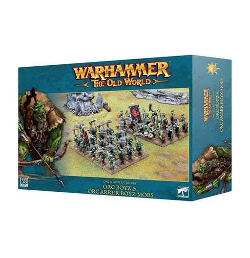 Warhammer The Old World Orc & Goblin Tribes Orc Boyz & Orc Arrer Boyz Mob (09-03) - Pastime Sports & Games