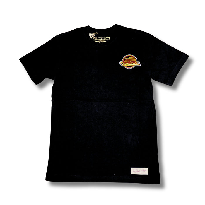 Vancouver Canucks Black Standard Patch T-Shirt - Pastime Sports & Games