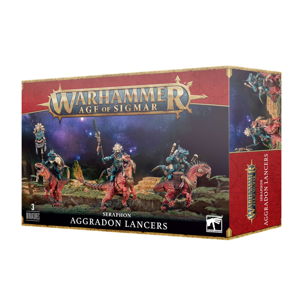 Warhammer Age Of Sigmar Seraphon Aggradon Lancers (88-18) - Pastime Sports & Games