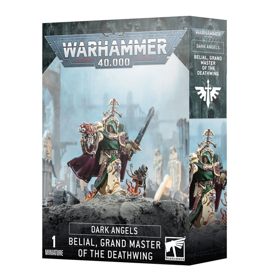 Warhammer 40,000 Dark Angels Belial, Grand Master Of Deathwing (44-23) - Pastime Sports & Games