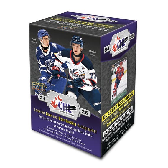 2024/25 Upper Deck CHL Hockey Blaster Box/Case | Pastime Sports