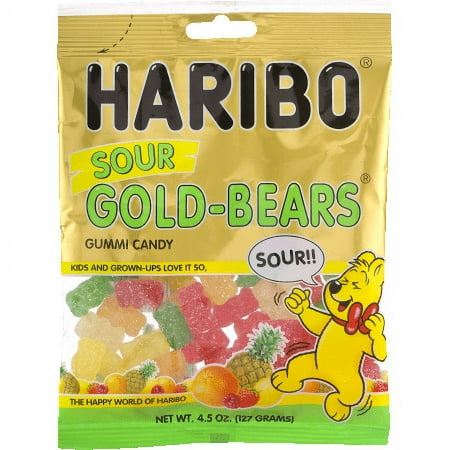 Haribo Sour Gold-Bears Gummi Candy - Pastime Sports & Games