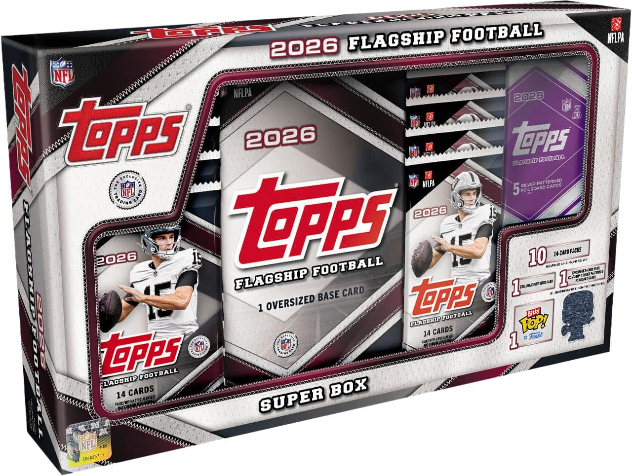 2026 Topps Flagship NFL Football Super Funko Box - Pastime Sports & Games