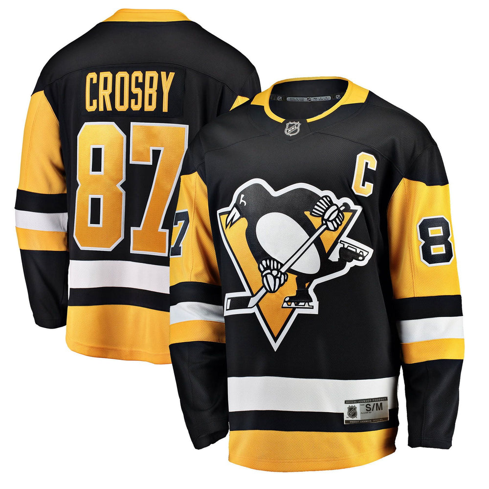 Pittsburgh Penguins Sidney Crosby Hockey Home Youth Jersey - Pastime Sports & Games