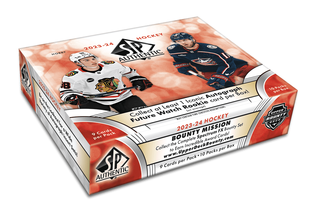 2023/24 Upper Deck SP Authentic NHL Hockey Hobby Box SALE!