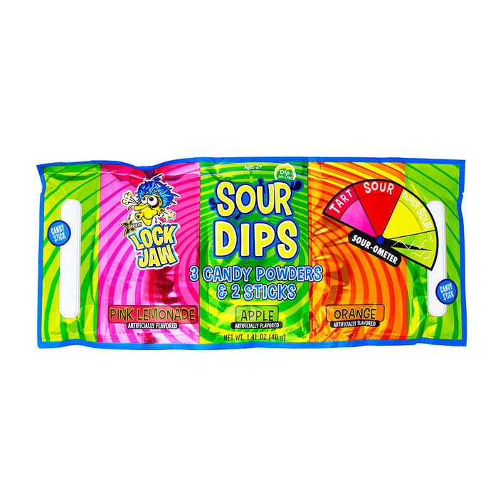 Lock Jaw Dips Sour Powder & Sticks