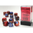 Gemini 12-Piece Dice Set Blue-Red with Gold - Pastime Sports & Games
