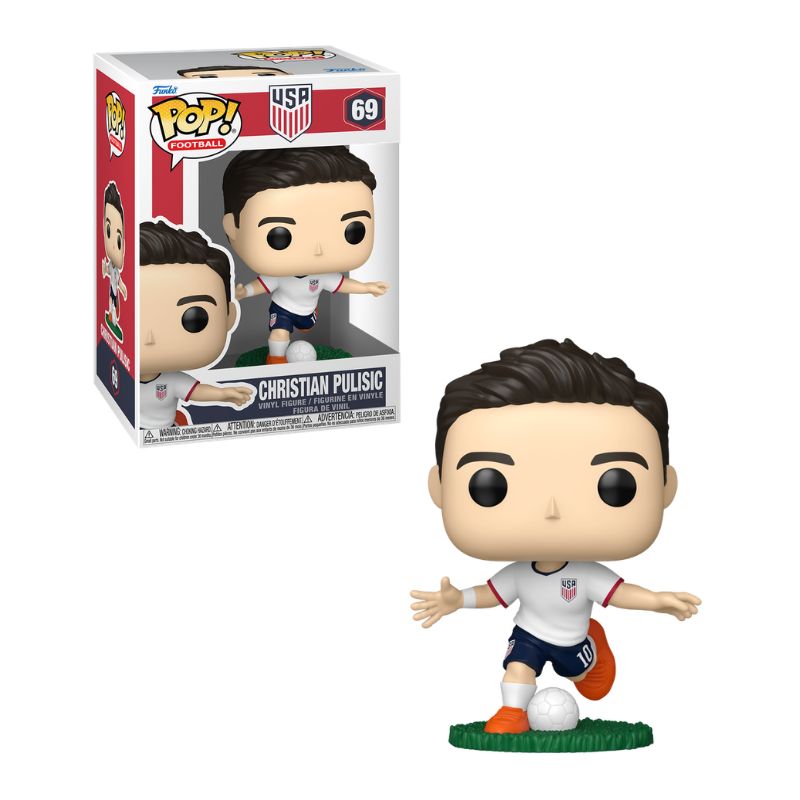Funko Pop! Football United States Soccer Team Christian Pulisic #69 - Pastime Sports & Games