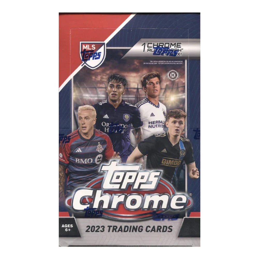 2023 Topps Chrome MLS Soccer Hobby Box - Pastime Sports & Games
