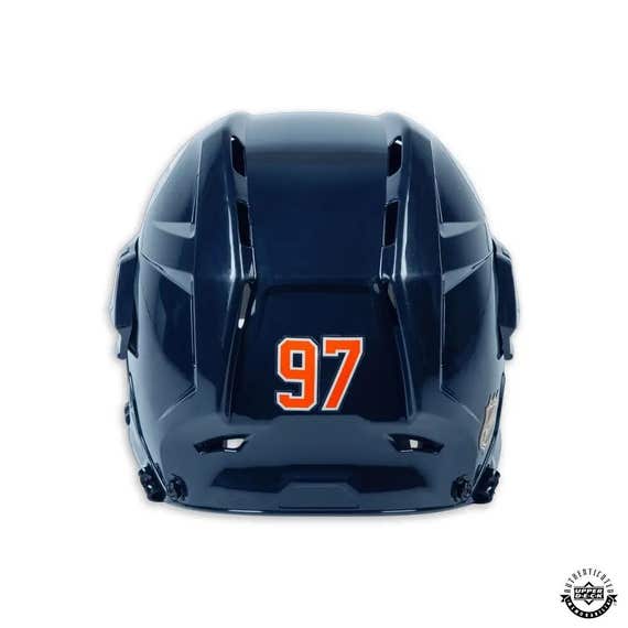 Connor McDavid Autographed Edmonton Oilers Authentic CCM Helmet - Pastime Sports & Games