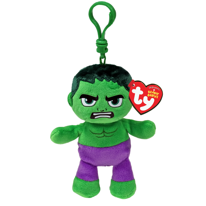 Ty Beanie Babies Floppy Marvel Hulk