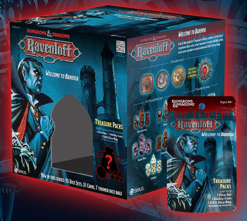 Dungeons & Dragons Ravenloft Treasure Mystery Blind Packs