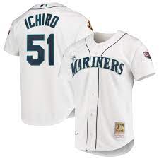 Mariners Michael Saunders Autographed White Authentic Majestic