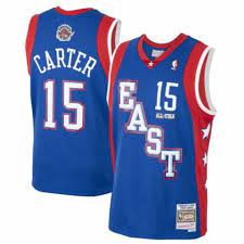 Vince Carter 2004 All-Star Mitchell & Ness Basketball Blue Jersey - Pastime Sports & Games