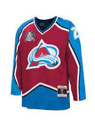 Colorado Avalanche Peter Forsberg 1995-96 Mitchell And Ness Blue Hockey Jersey - Pastime Sports & Games