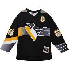 Pittsburgh Penguins Mario Lemieux 1996-97 Mitchell And Ness Black Hockey Jersey - Pastime Sports & Games