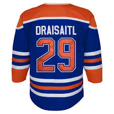 Edmonton Oilers Leon Draisaitl Home Youth Blue Hockey Jersey - Pastime Sports & Games