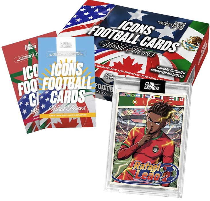 2026 Club Legacyz Icons 4th Edition Football Soccer Hobby Box - Pastime Sports & Games