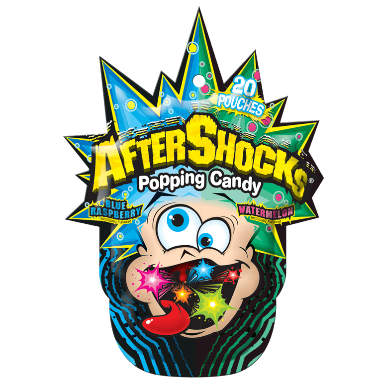 AfterShocks Popping Candy Watermelon Flavour 20 Pack