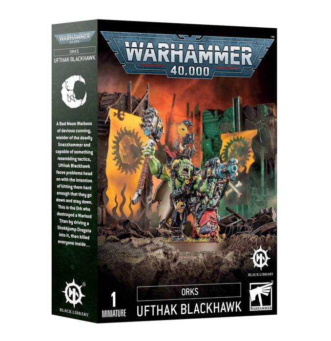 Warhammer 40,000 Black Library Orks Ufthack Blackhawk (50-65) - Pastime Sports & Games