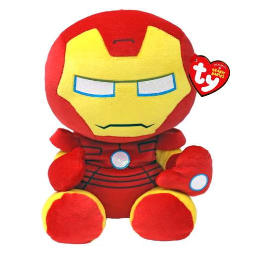 Ty Beanie Babies Floppy Marvel Iron Man