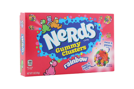 Nerds Gummy Clusters Rainbow Theatre Box - Pastime Sports & Games