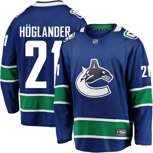 Nils Hoglander Vancouver Canucks Custom Stitched Fanatics Jersey