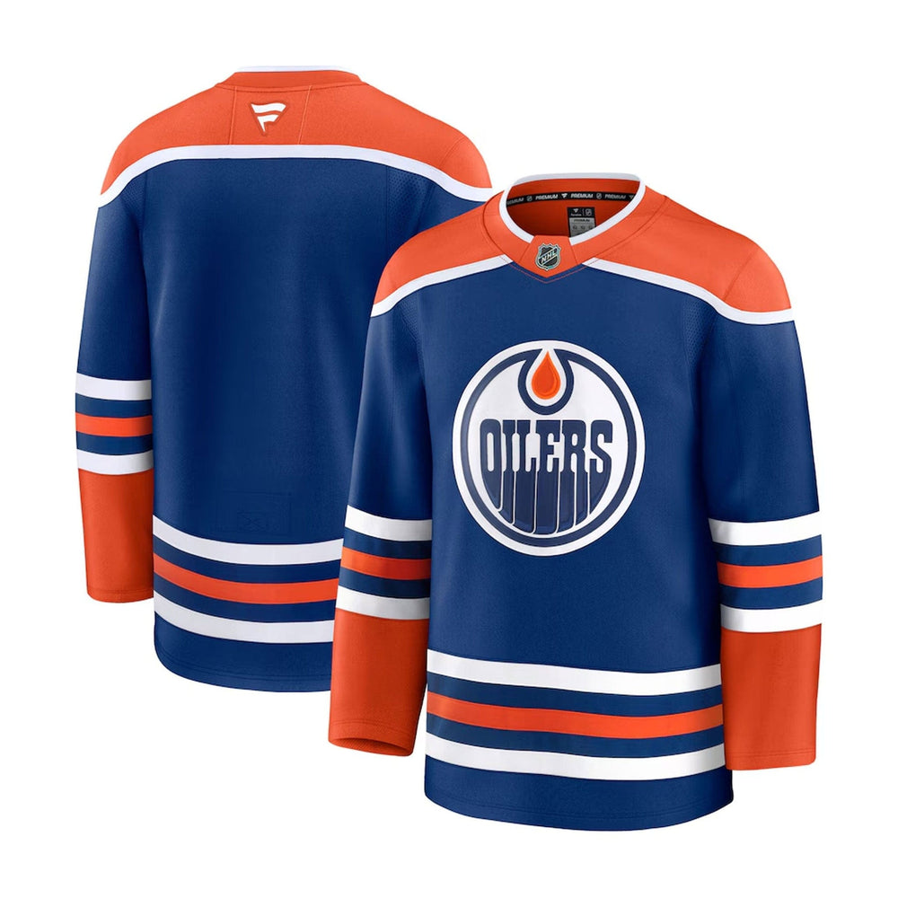 Fanatics Blank Edmonton Oilers Premium Senior Home Jersey