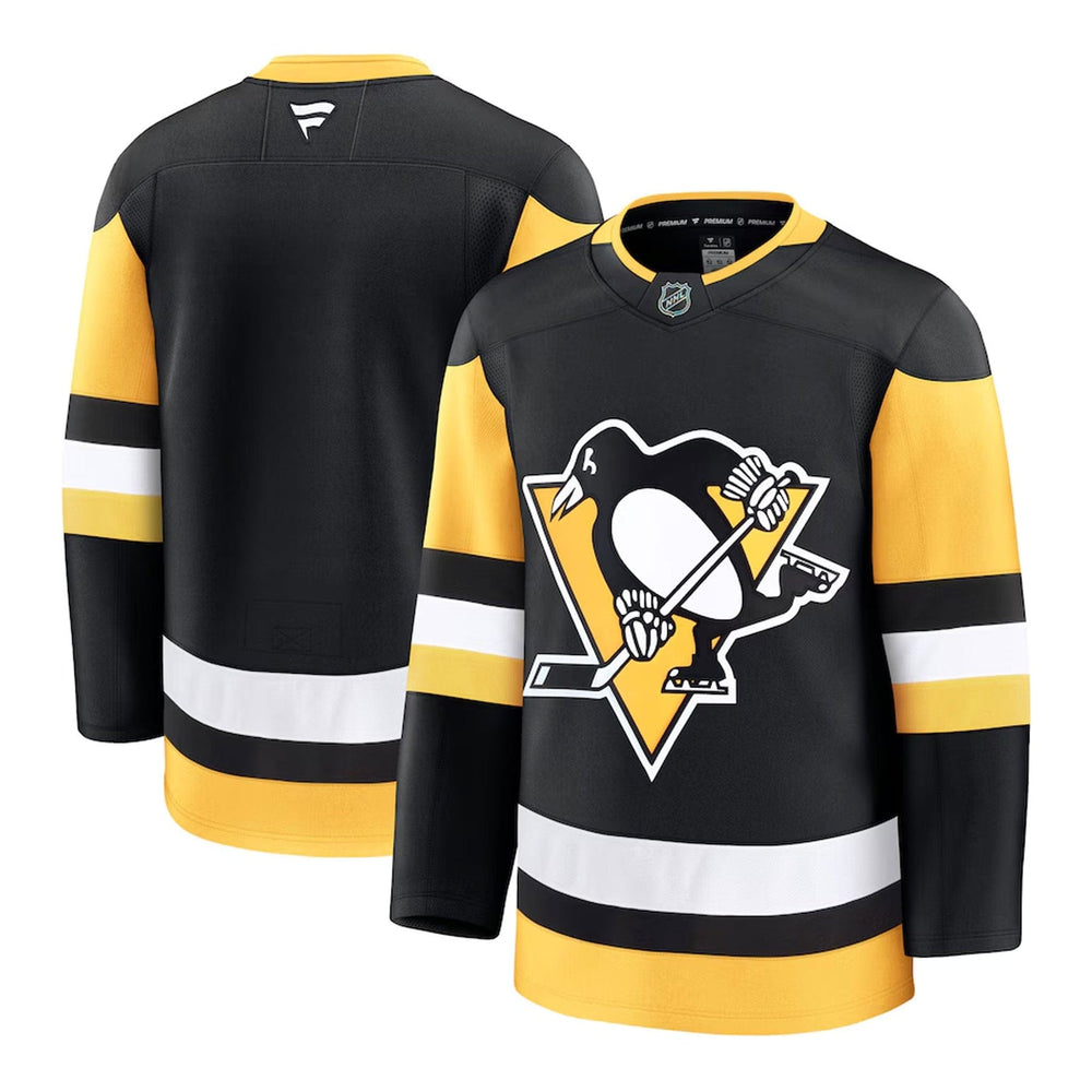 Fanatics Blank Pittsburgh Penguins Premium Senior Home Jersey