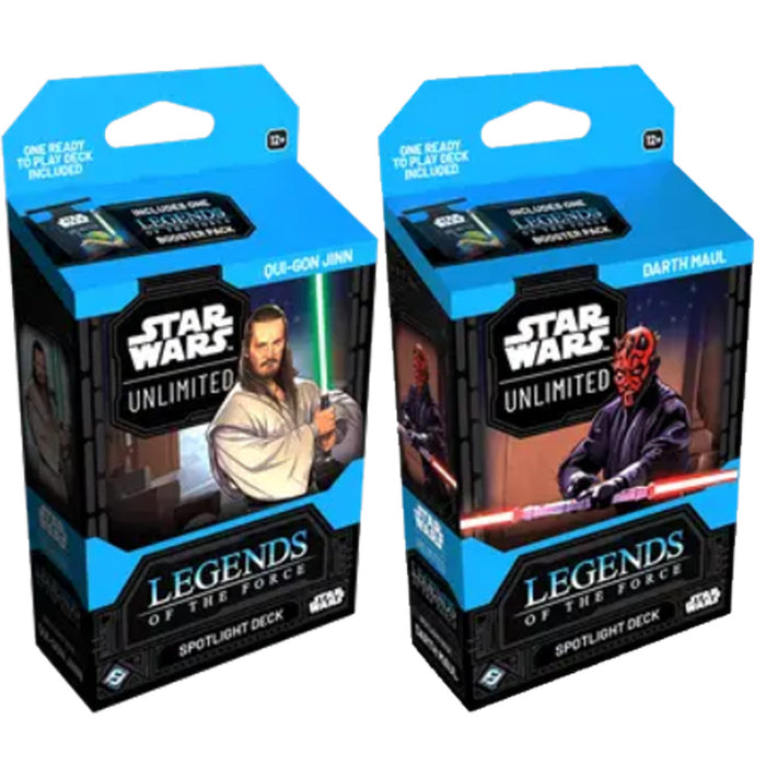 Star Wars Unlimited Legends Of The Force Spotlight Decks - Pastime Sports & Games