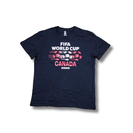 FIFA 2026 World Cup Soccer Canada Black T-Shirt - Pastime Sports & Games