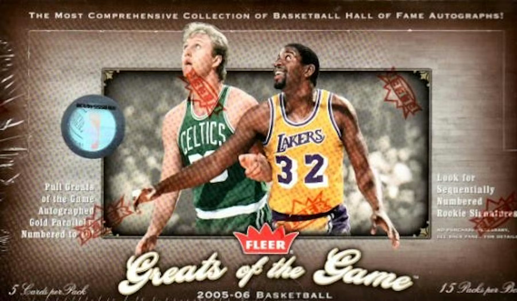 2005/06 Fleer Greats Of The Game Basketball Hobby Box - Pastime Sports & Games