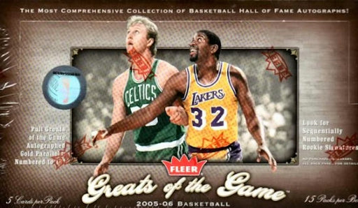 2005/06 Fleer Greats Of The Game Basketball Hobby Box - Pastime Sports & Games