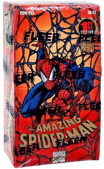 1994 Fleer The Amazing Spiderman Marvel Cards Sealed Box