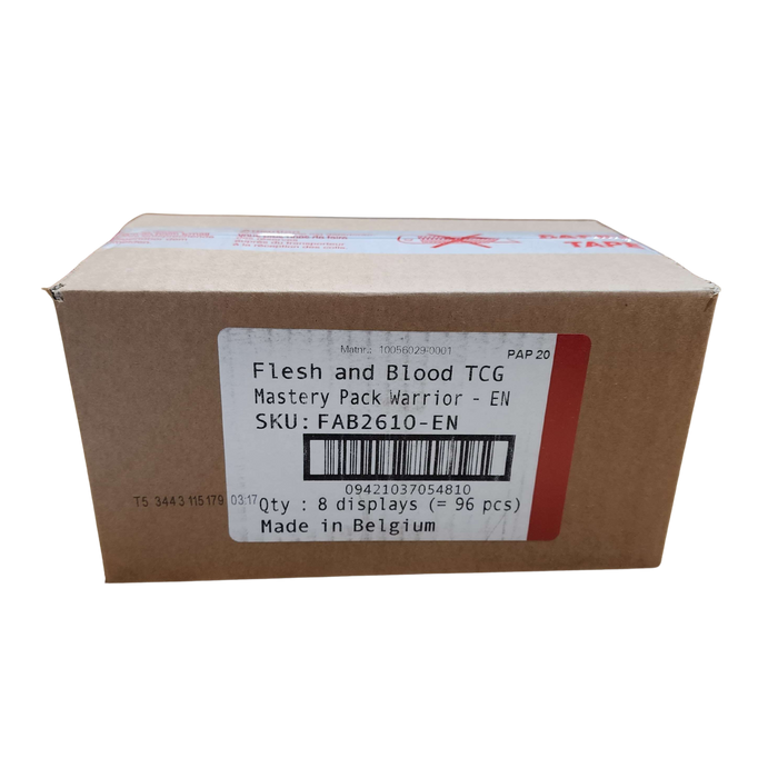 Flesh & Blood Mastery Pack Warrior Booster Box / Case