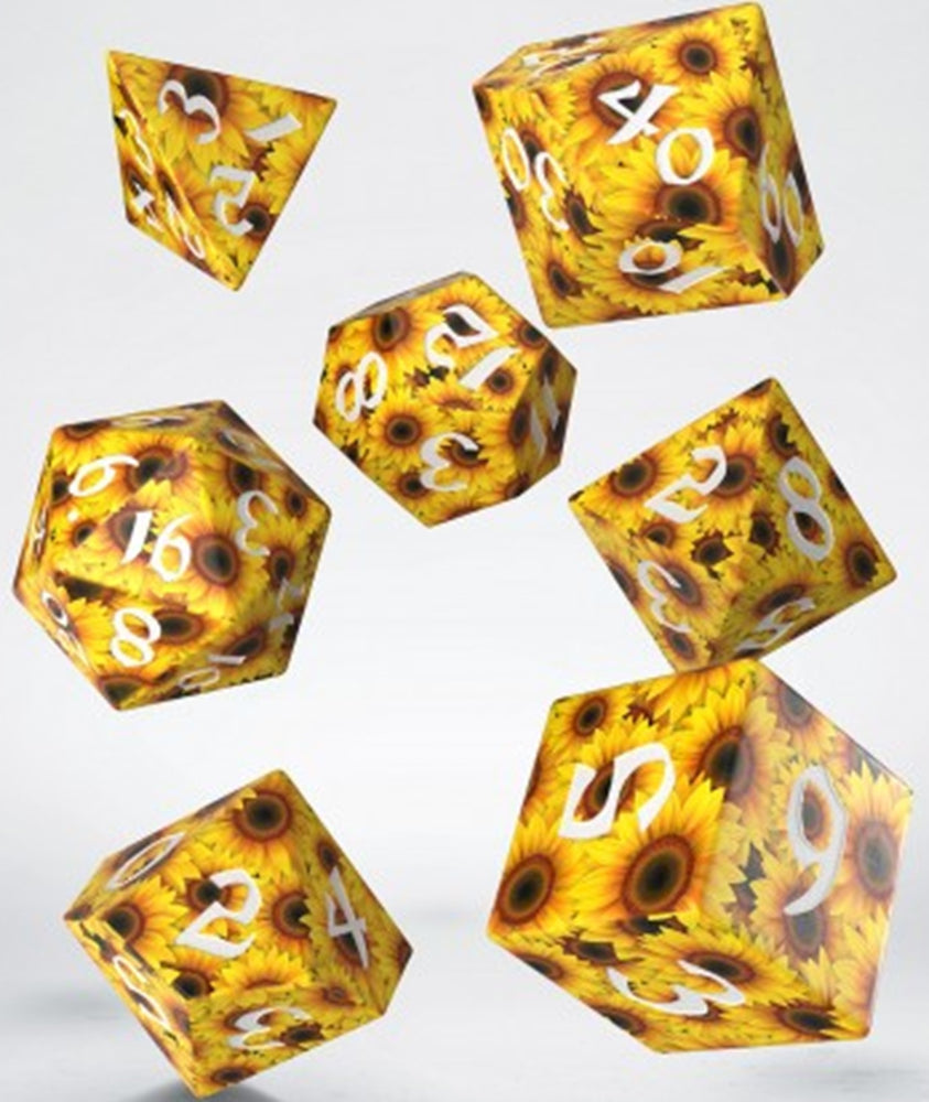 Full Art Dice Set - Sunflower - Pastime Sports & Games