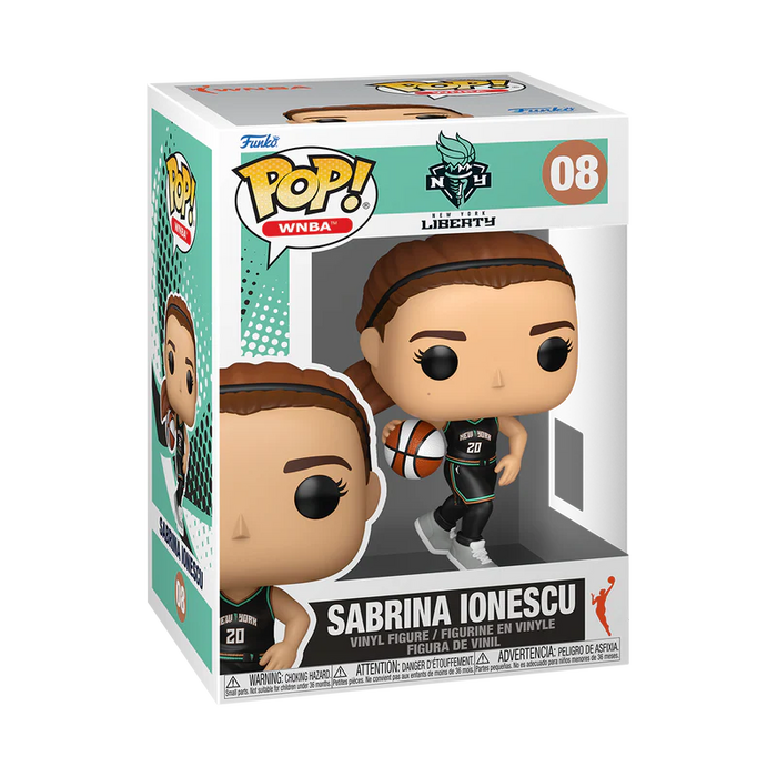 Funko Pop! WNBA New York Liberty Sabrina Ionescu #08 - Pastime Sports & Games