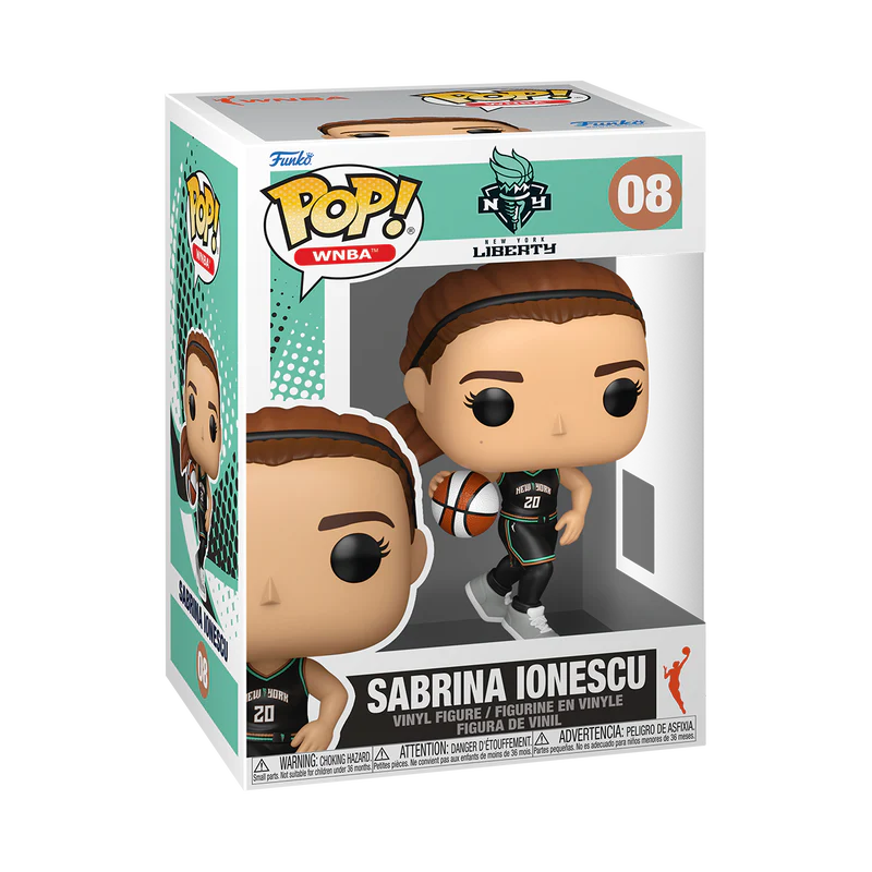 Funko Pop! WNBA New York Liberty Sabrina Ionescu #08 - Pastime Sports & Games