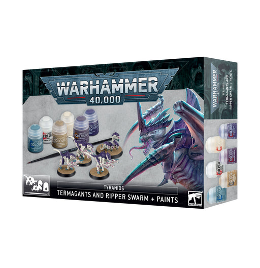 Warhammer 40,000 Tyranid Termagants And Ripper Swarm + Paints (60-13) - Pastime Sports & Games