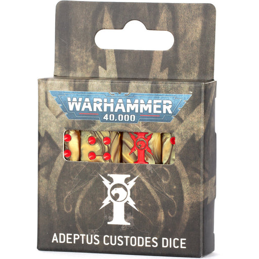 Warhammer 40,000 Adeptus Custodes Dice (01-16) - Pastime Sports & Games